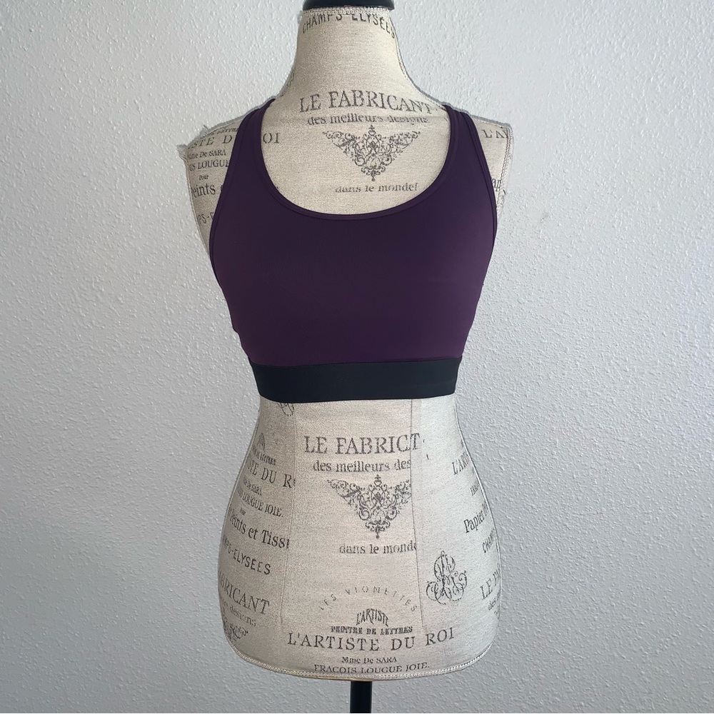 Victoria’s Secret The Player Sport Racerback Plum Bra